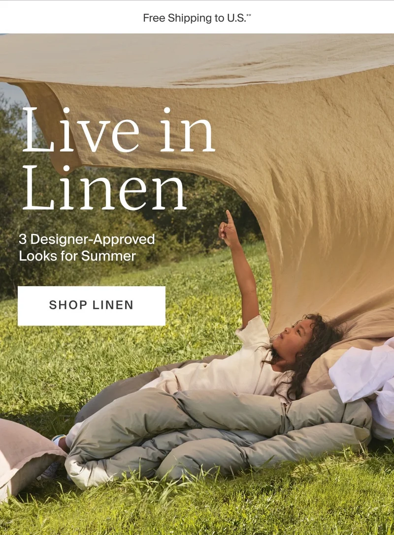 3 designer-approved looks for summer. Shop linen.