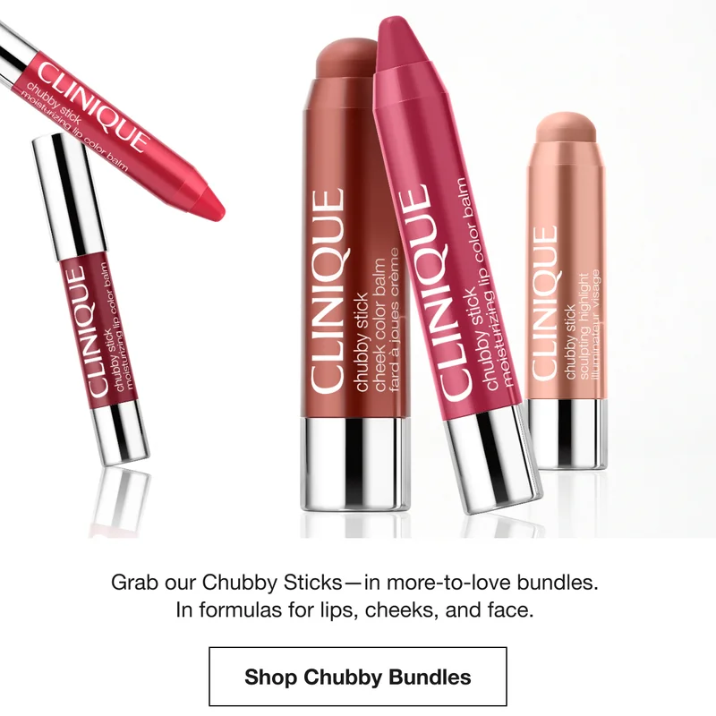 Grab our Chubby Sticks-in more-to-love bundles. In formulas for lips, cheeks, and face.|Shop Chubby Bundles