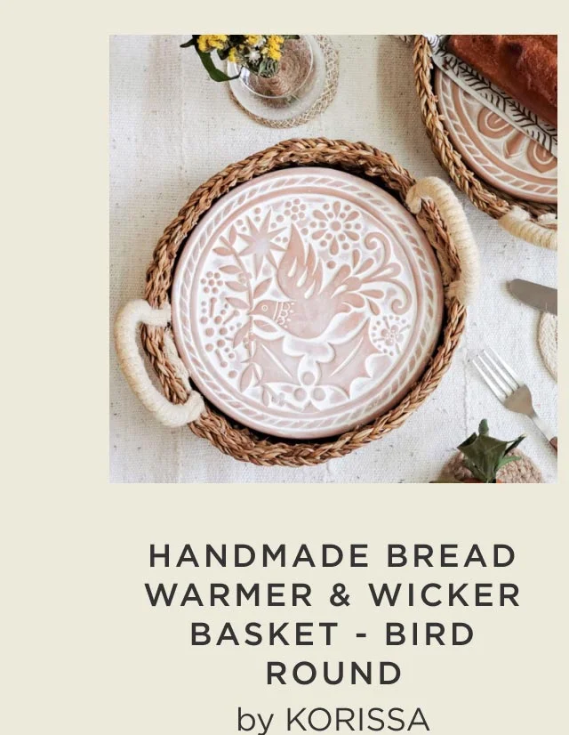 Handmade Break Warmer & Wicker Basket