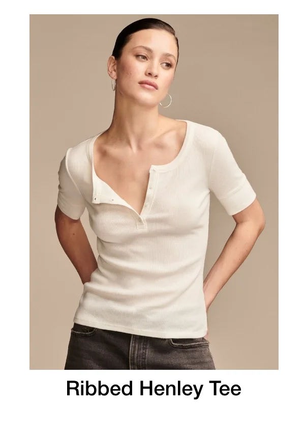Ribbed Huxley Tee