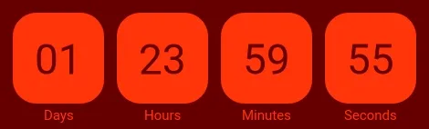 Timer from emailcountdowntimer.com