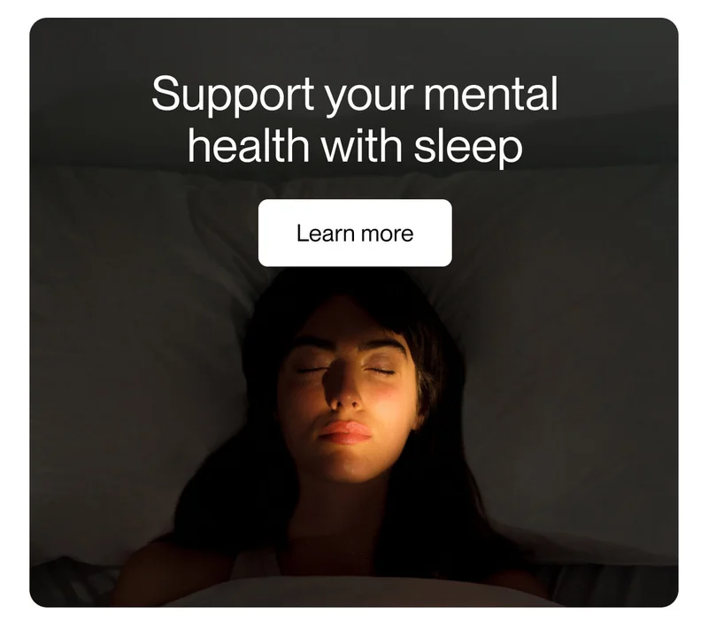 Support your mental health with sleep