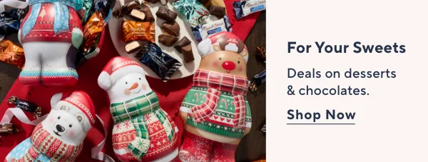 DESSERTS AND CHOCOLATES SALE