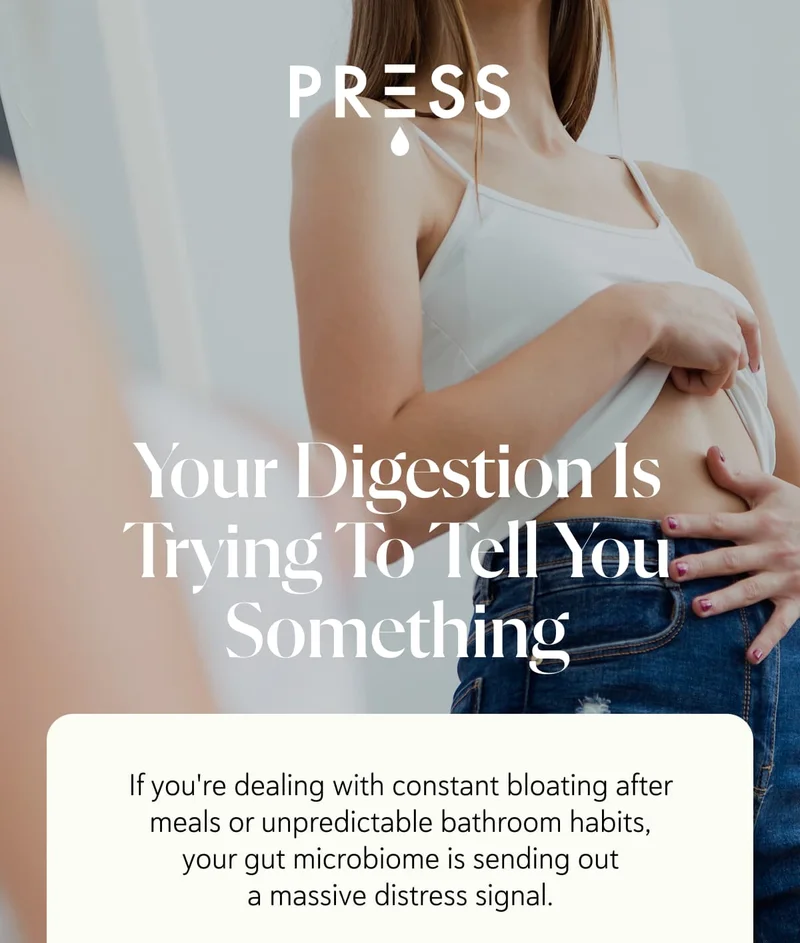 Your digestion is trying to tell you something. If you're dealing with constant bloating after meals or unpredictable bathroom habits, your gut microbiome is sending out a massive distress signal.