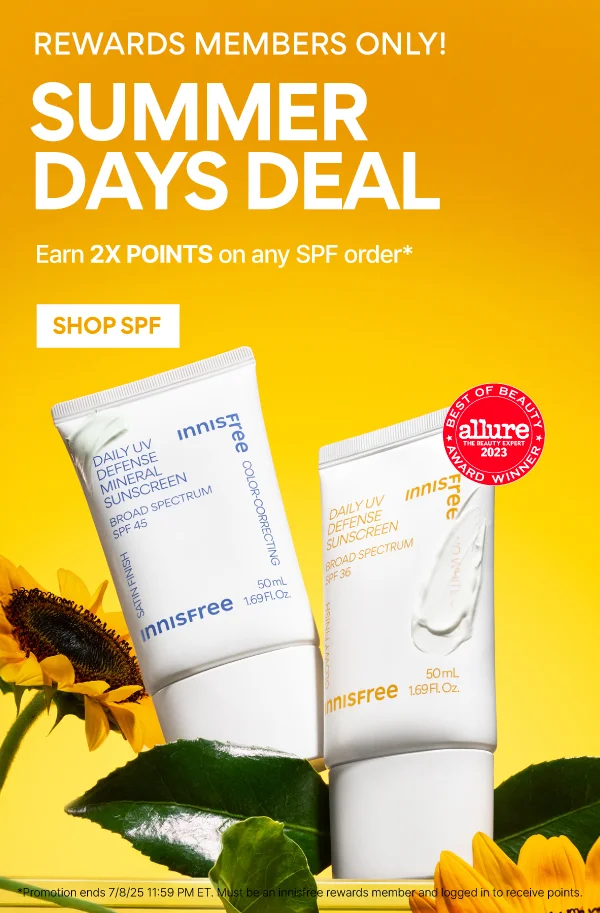 2X POINTS ON ANY SPF ORDER