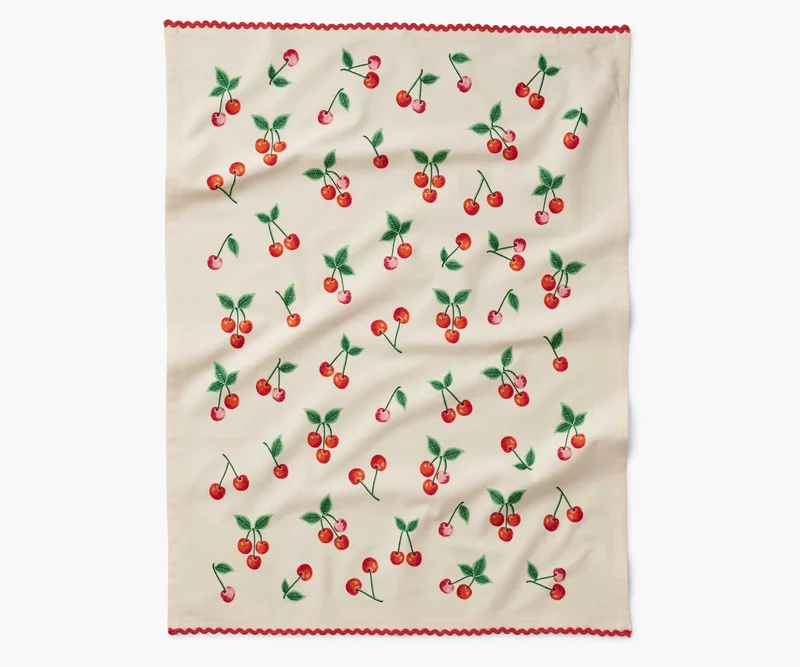 Image of Tea Towel - Cherries