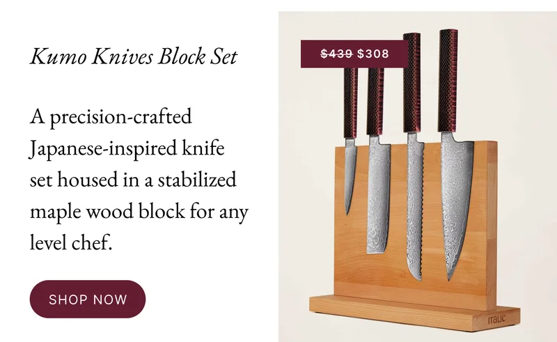 Kumo Knives Block Set - Shop Now >