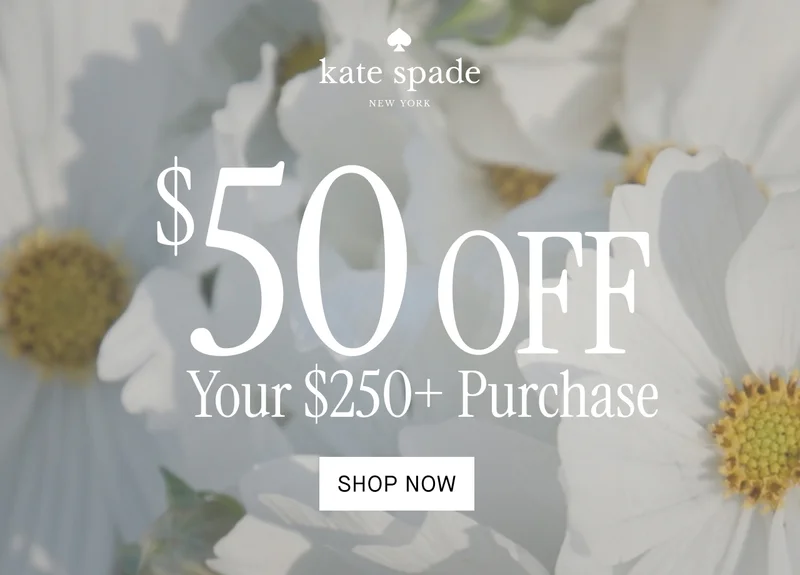 $50 off your $250+ purchase. Shop now