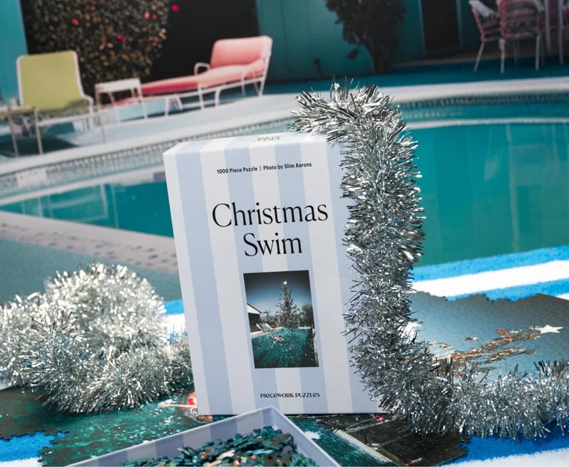 Christmas Swim by Slim Aarons