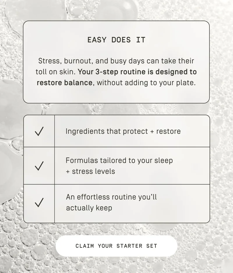 Easy does it | Claim your starter set
