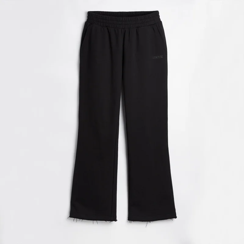Image of French Terry Flare Pant - Black