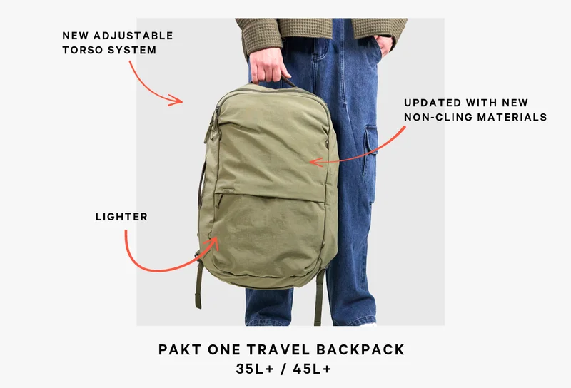 NEW The Pakt One Travel Backpack