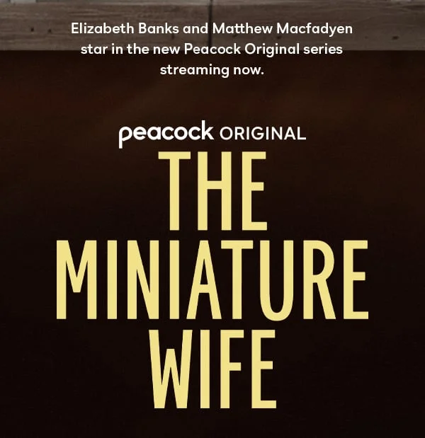 Elizabeth Banks and Matthew Macfadyen star in the new Peacock Original series streaming now.