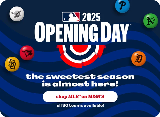 SHOP MLB ON M&M'S