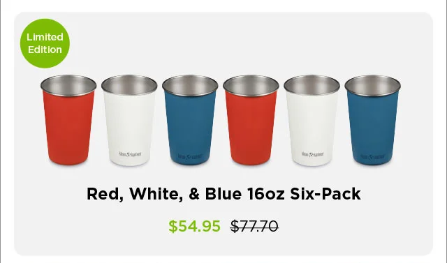Red, White and Blue 16oz Six-Pack