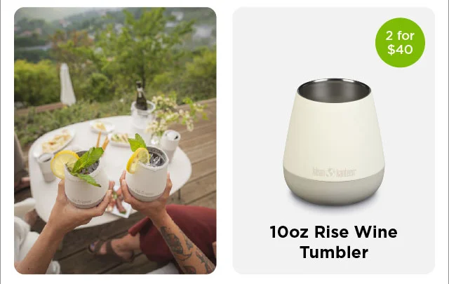 10oz Rise Wine Tumbler - 2 for $40