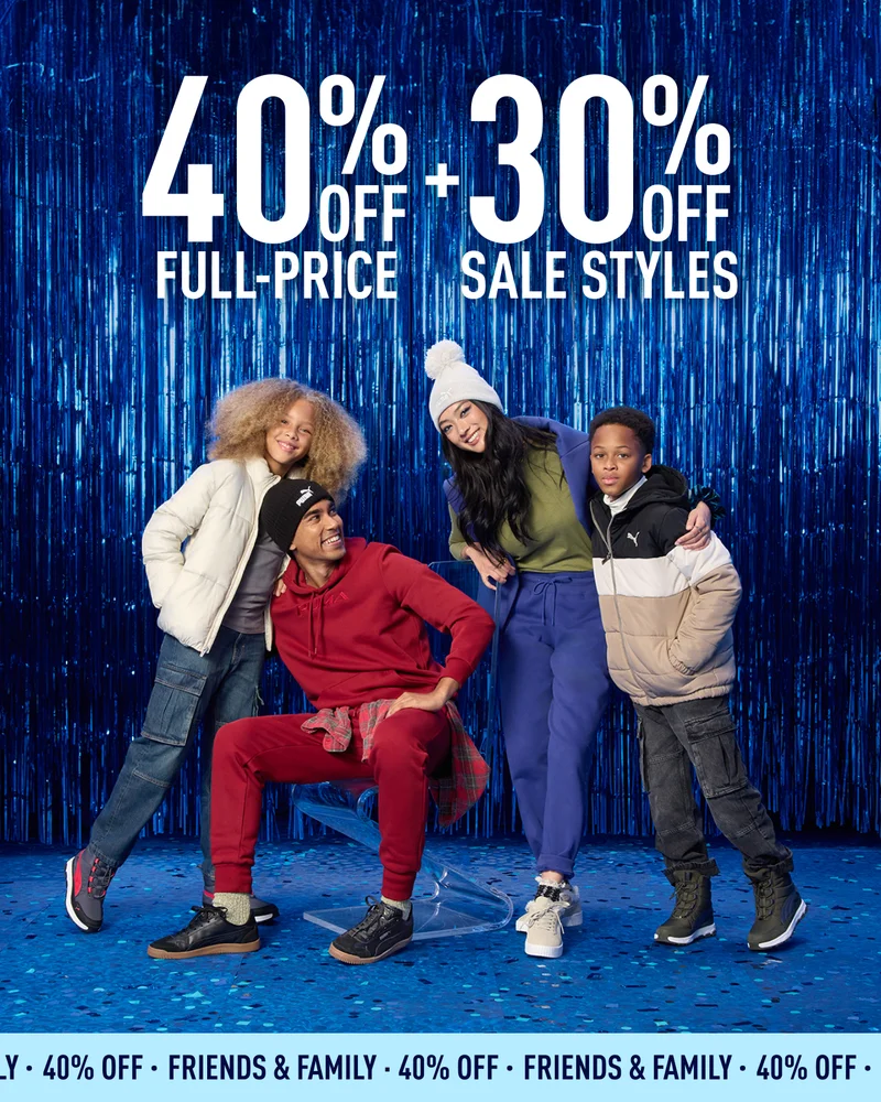 40% OFF FULL PRICE + 30% OFF SALE STYLES