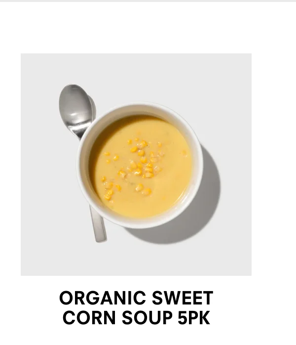 Organic Sweet Corn Soup 5pk