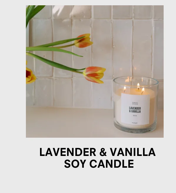 Lavender & Vanilla Soy Candle
