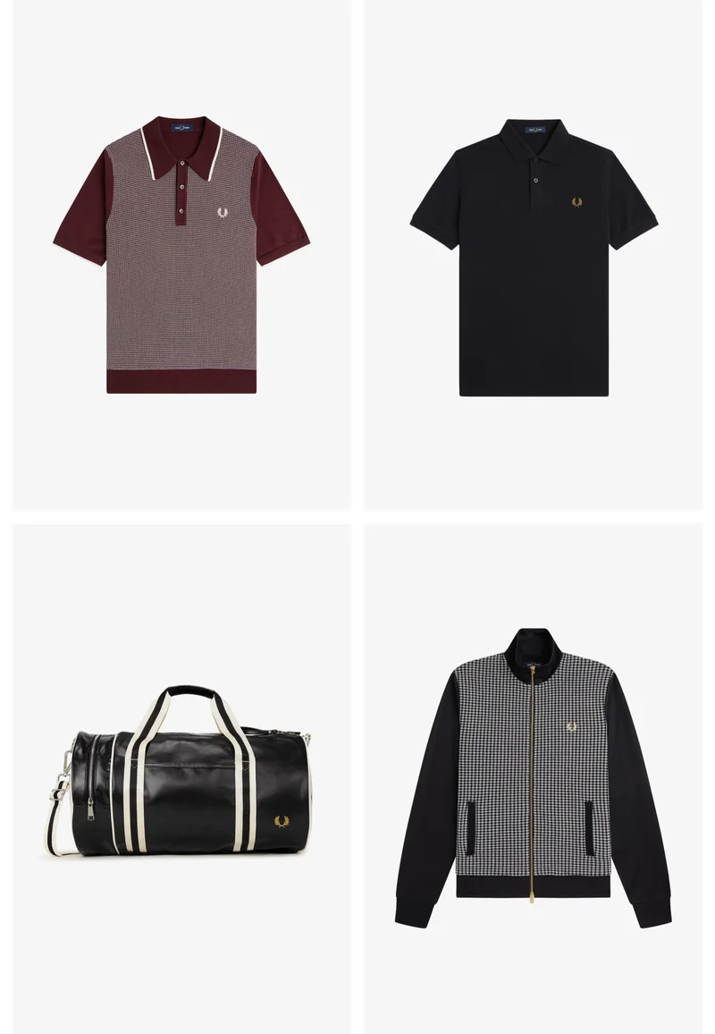 A selection of Fred Perry Men New Releases