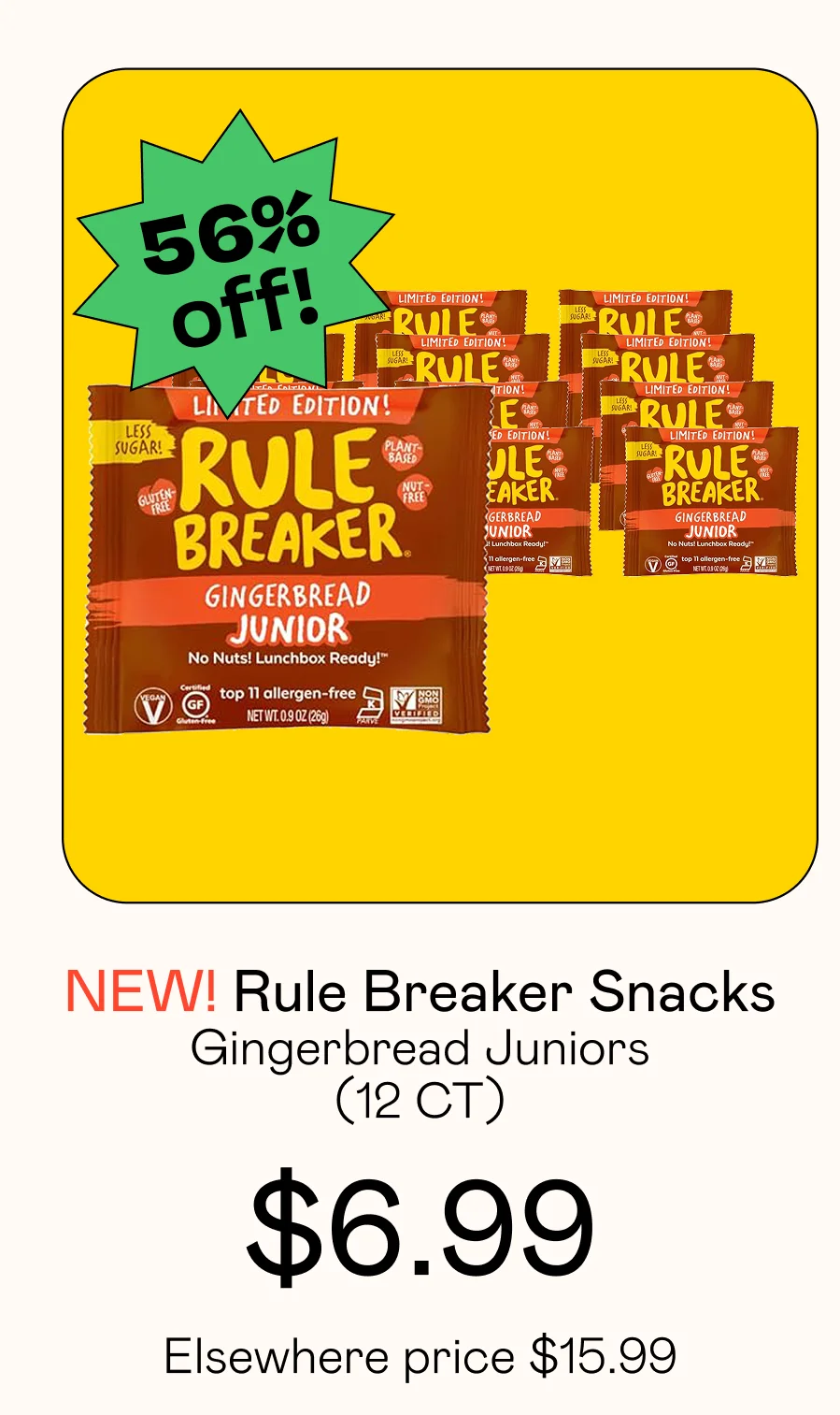 Gingerbread Juniors (12 CT)