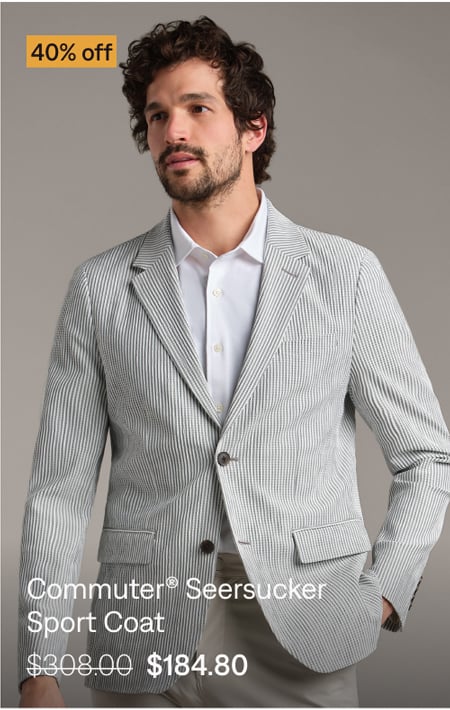 Commuter® Seersucker Sport Coat