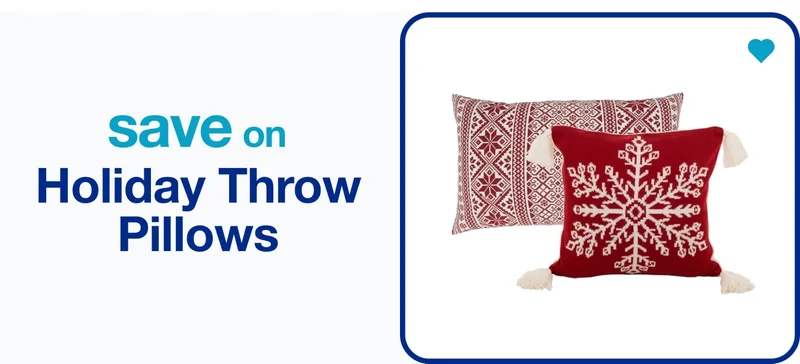 Save on Holiday Throw Pillows - Shop Now!