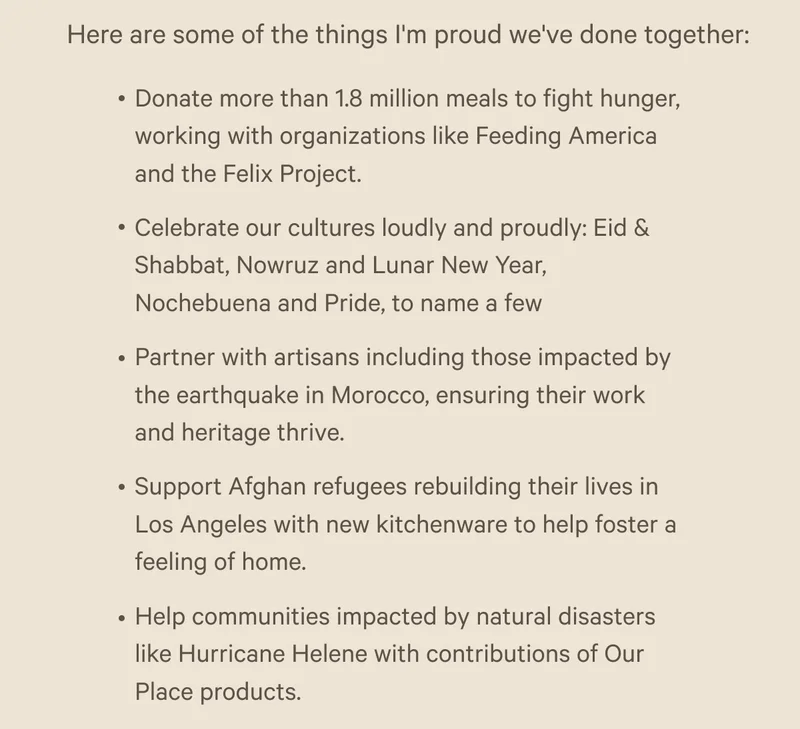 Here are some of the things I'm proud we've done together: