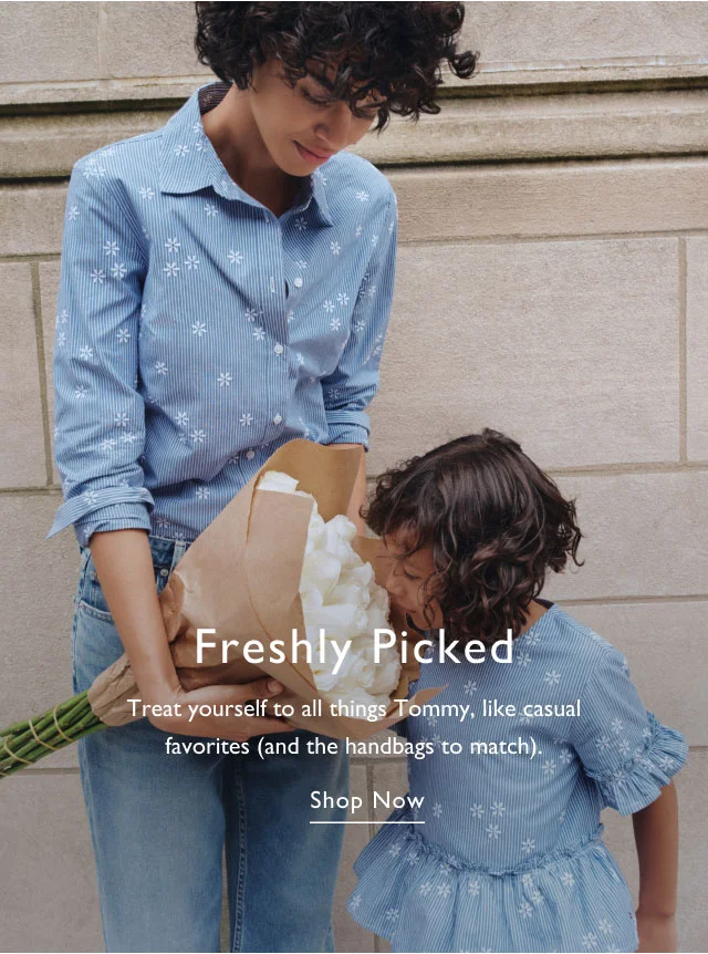 Freshly picked                                            Treat yourself to all things Tommy, like casual favorites (and the handbags to match).                                            Shop now