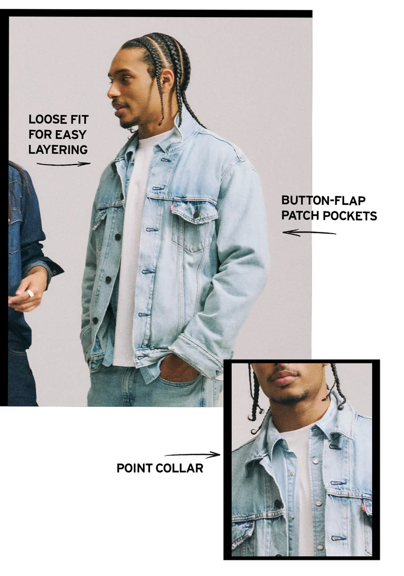 RELAXED FIT TRUCKER JACKET