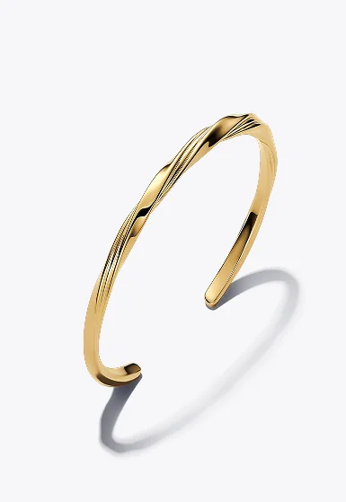 Twisted Open Bangle
