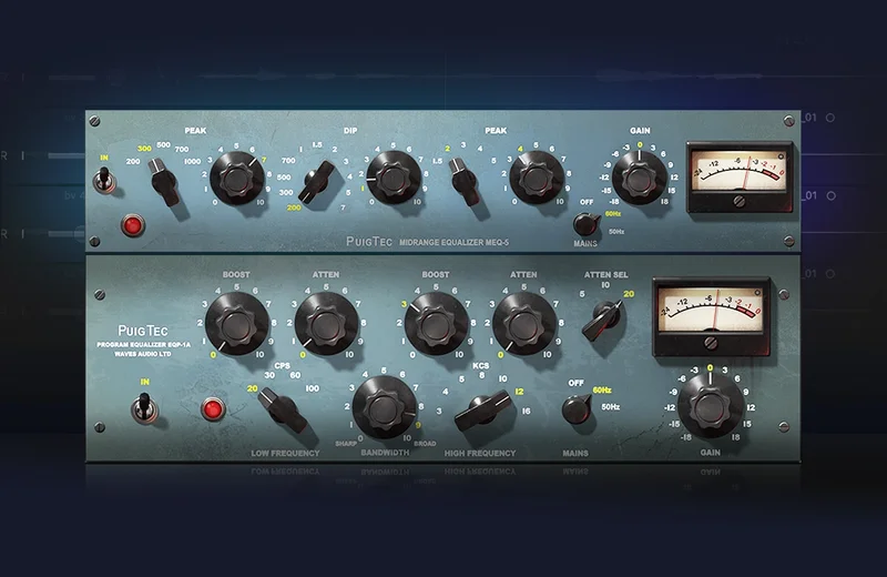 PuigTec EQs: Two classic EQs for silky highs, punchy lows, and rich mids