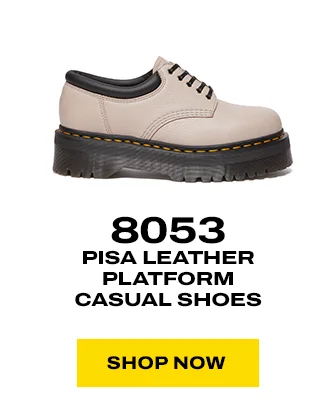 8053 Pisa Leather Platform Casual Shoes