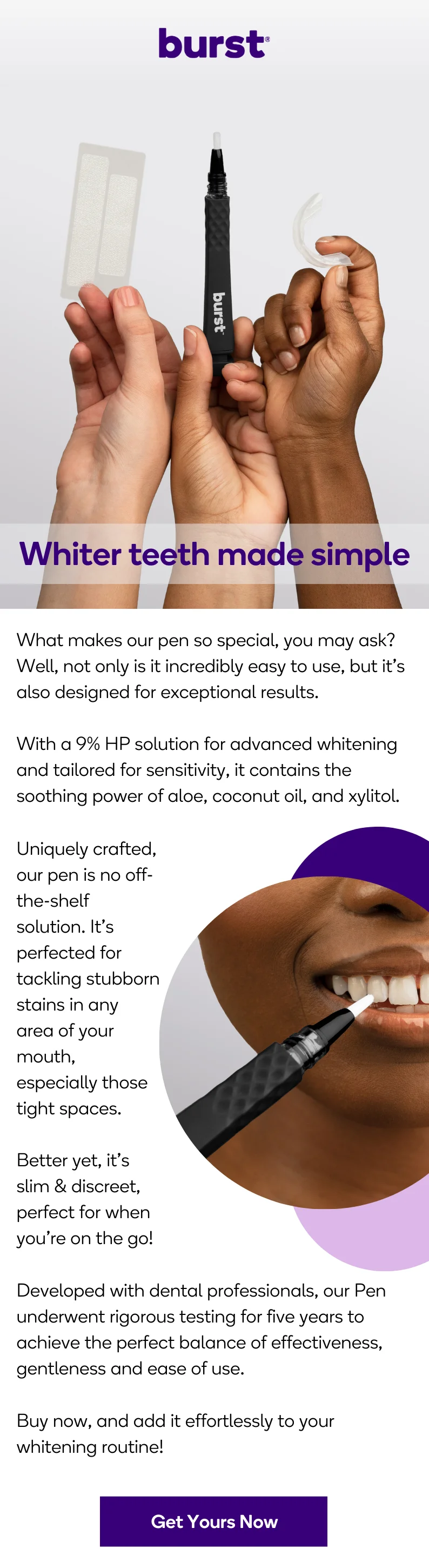 Whiter teeth made simple