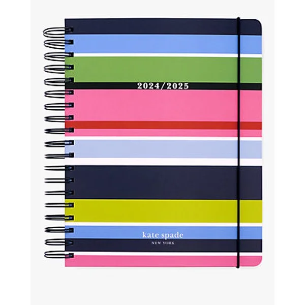Sunny Day Stripe 2024-25 17-month Mega Planner