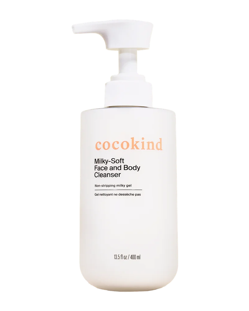 Image of milky-soft face and body cleanser