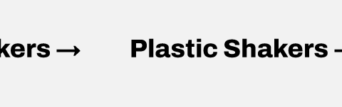 Plastic Shakers