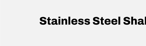 Stainless Steel Shakers