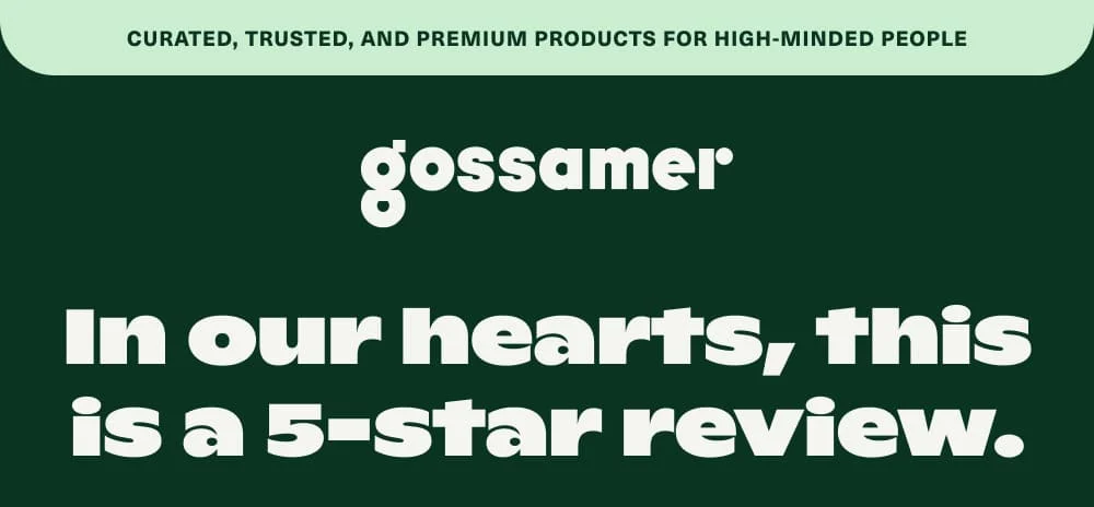 In our hearts, this is a 5 star review.