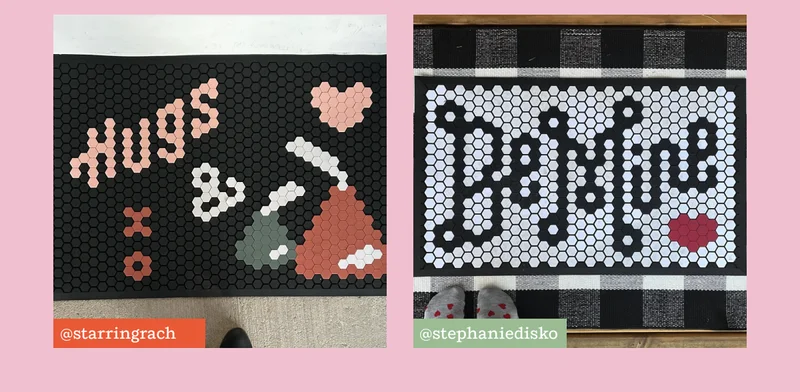 We love seeing how you design your Tile Mats. Share your new designs and you may find your work in our monthly roundup!