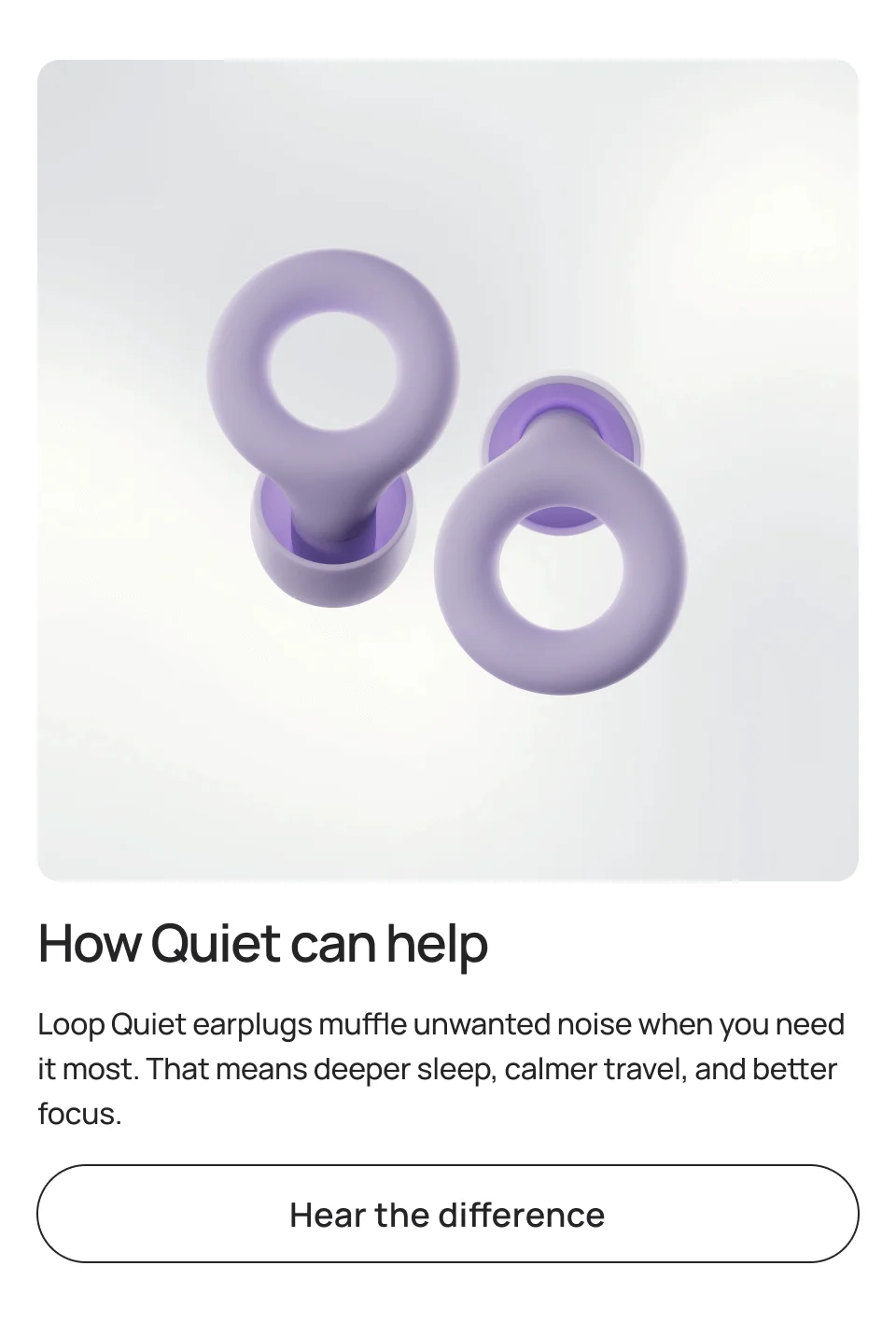 How Quiet can help
