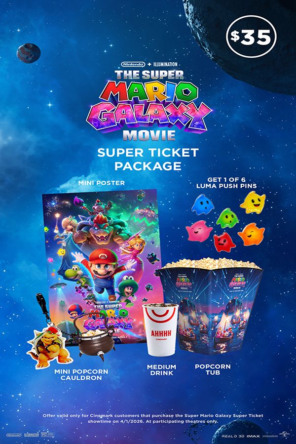THE SUPER MARIO GALAXY MOVIE SUPER TICKET