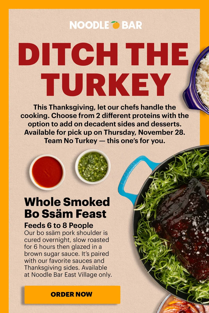 whole smoked bo ssam feast