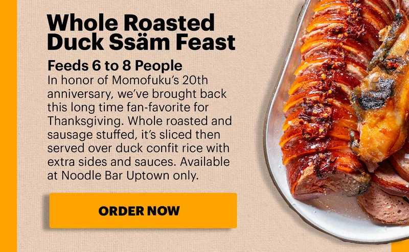 whole roasted duck ssam