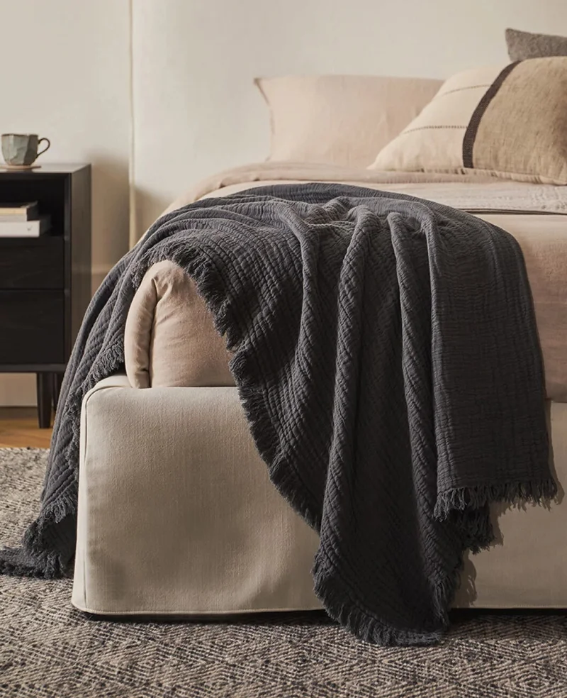 Fresno Charcoal Throw.
