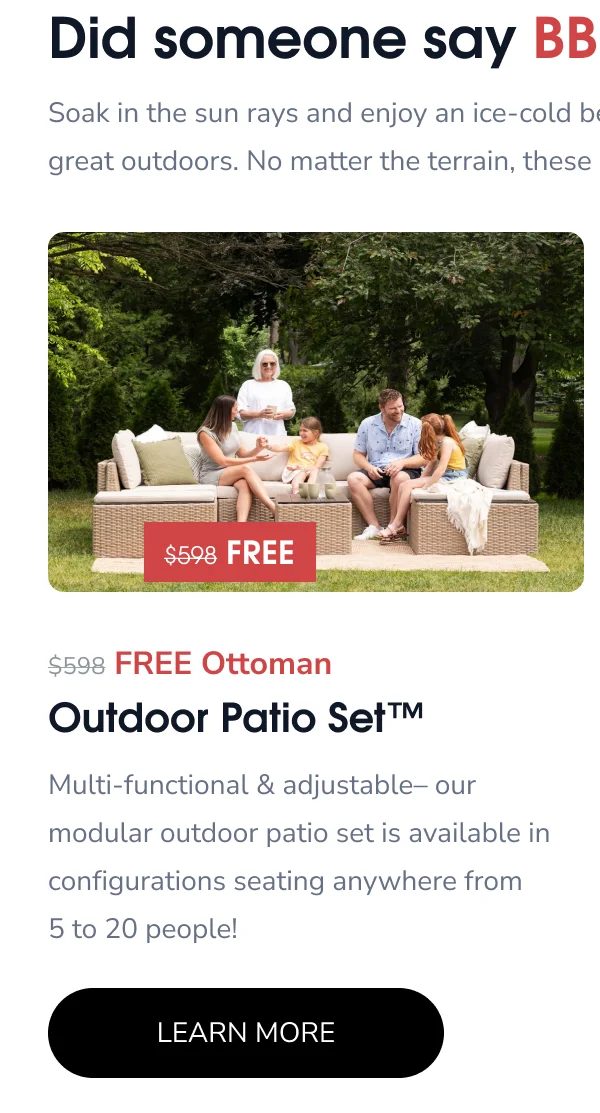 Outdoor Patio Set