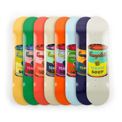 The Skateroom Andy Warhol Colored Campbell's Soup Cans
