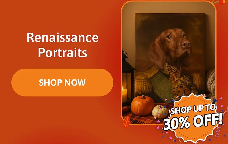 Renaissance Pet Portraits (Shop up to 30% off)