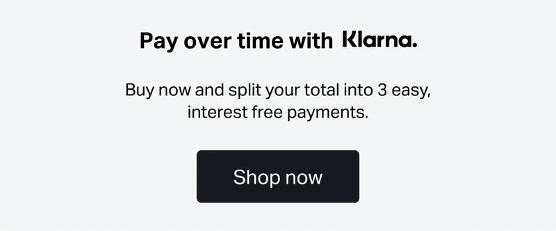 Pay over time with Klarna