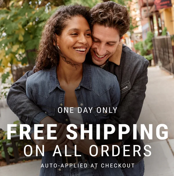 One Day Only. Free Shipping On All Orders. Auto-applied at checkout.